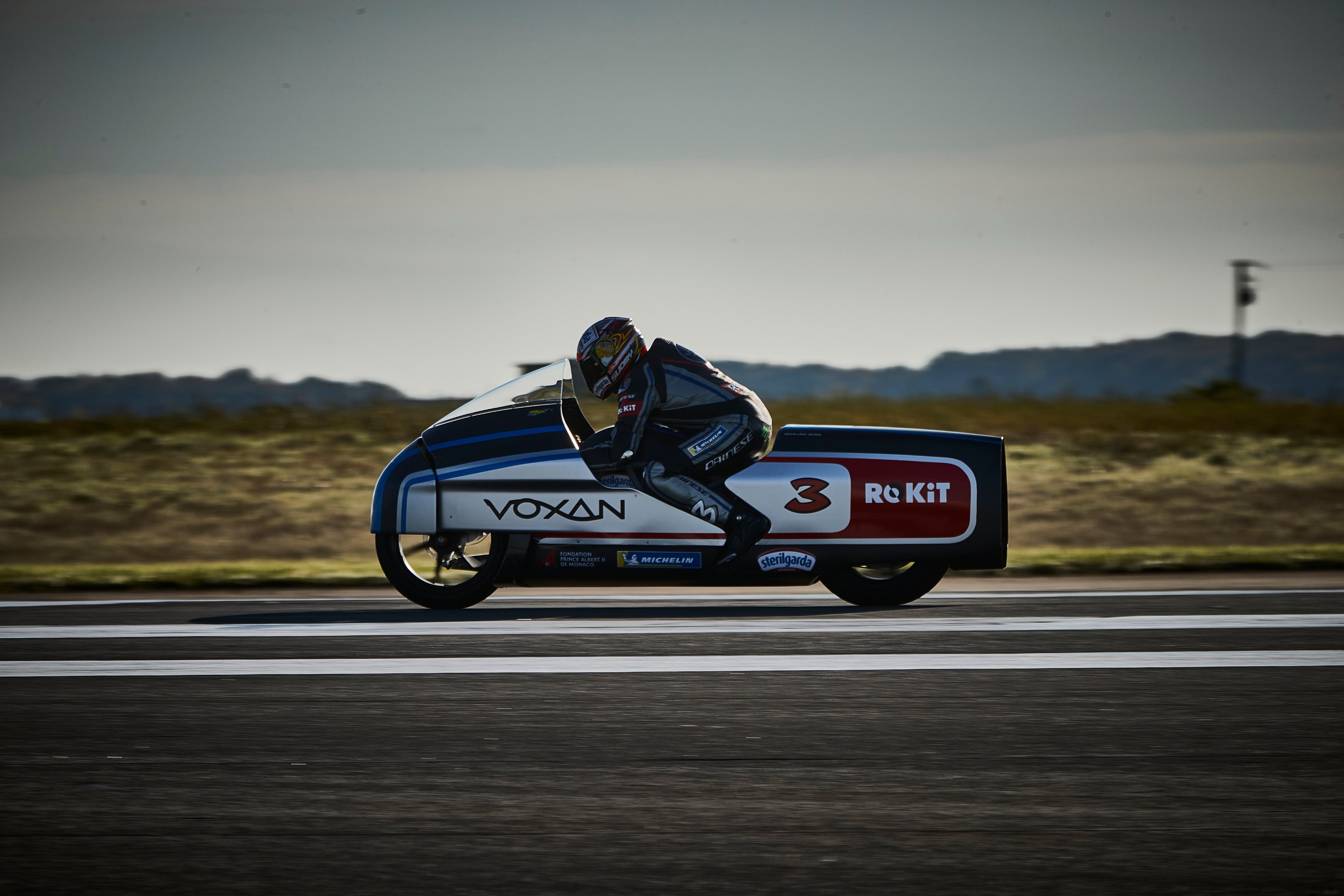 Max Biaggi Smashes Electric Motorcycle Land Speed Record Visordown